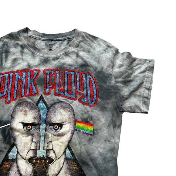 Pink Floyd The Division Bell Tour 1994 Tie Dye Graphic T-Shirt Blue Unisex Sz S - Picture 3 of 8